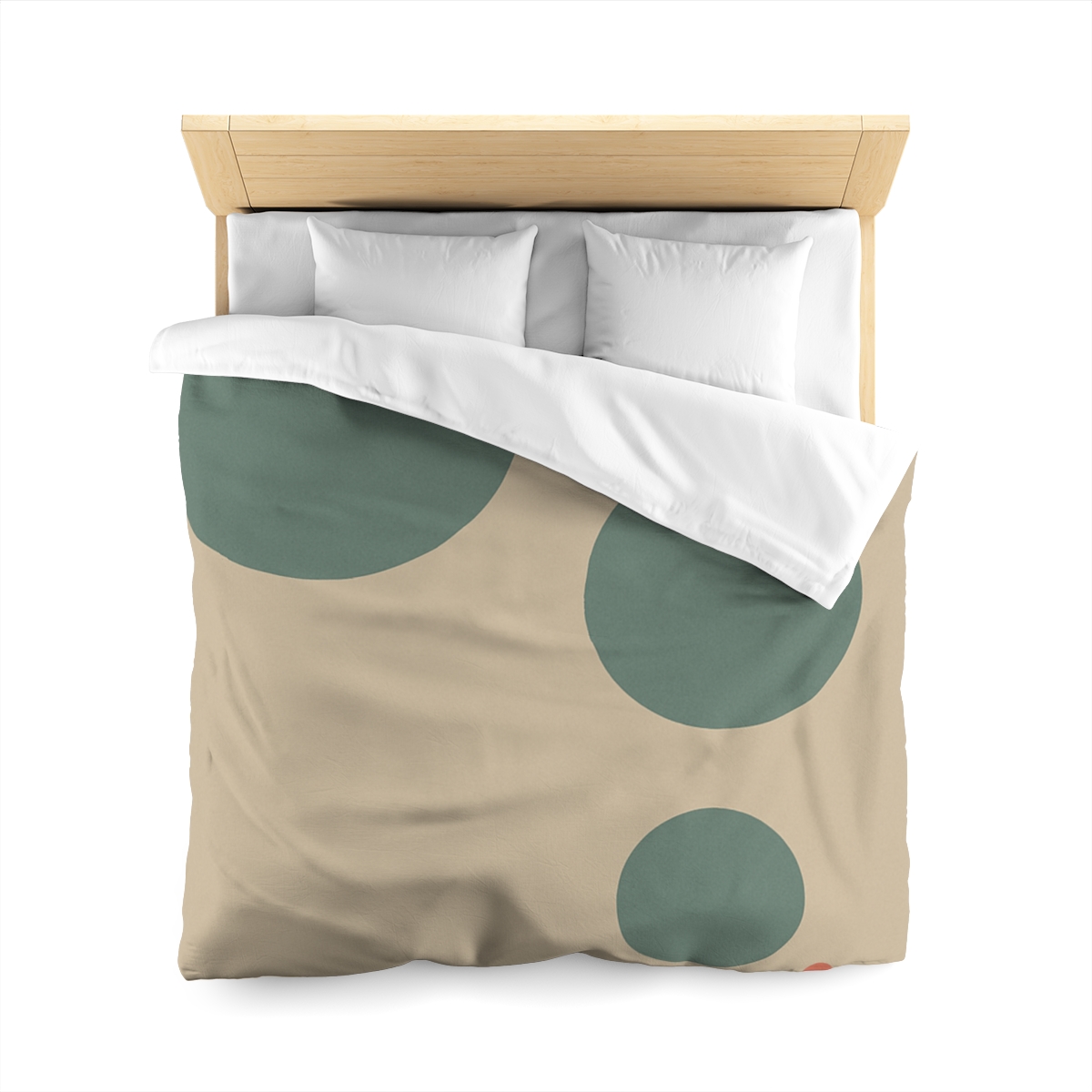 Quiet Triplet Of Offset Circles soft comforter duvets