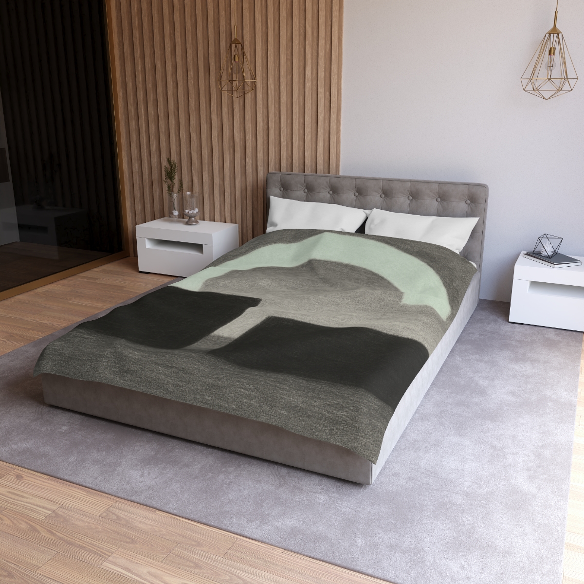 Arc Window Over Twin Blocks stylish duvet covers