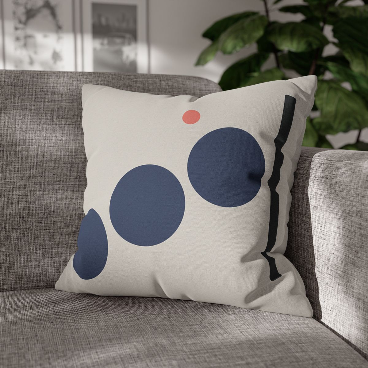 Stepped Circles And Side Bar custom pillow cases