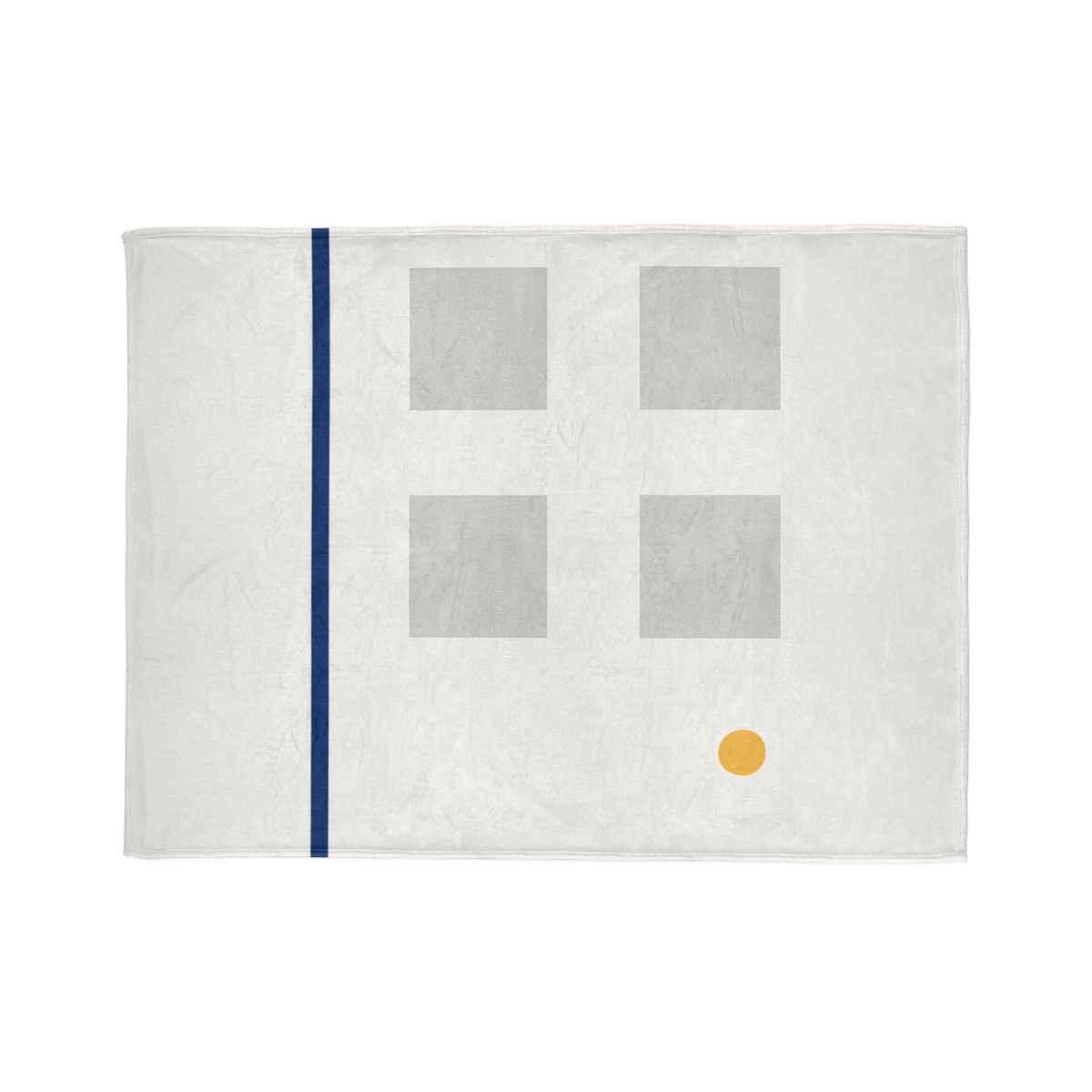 Sparse Grid With Missing Corner And Accent Point decorative home blankets