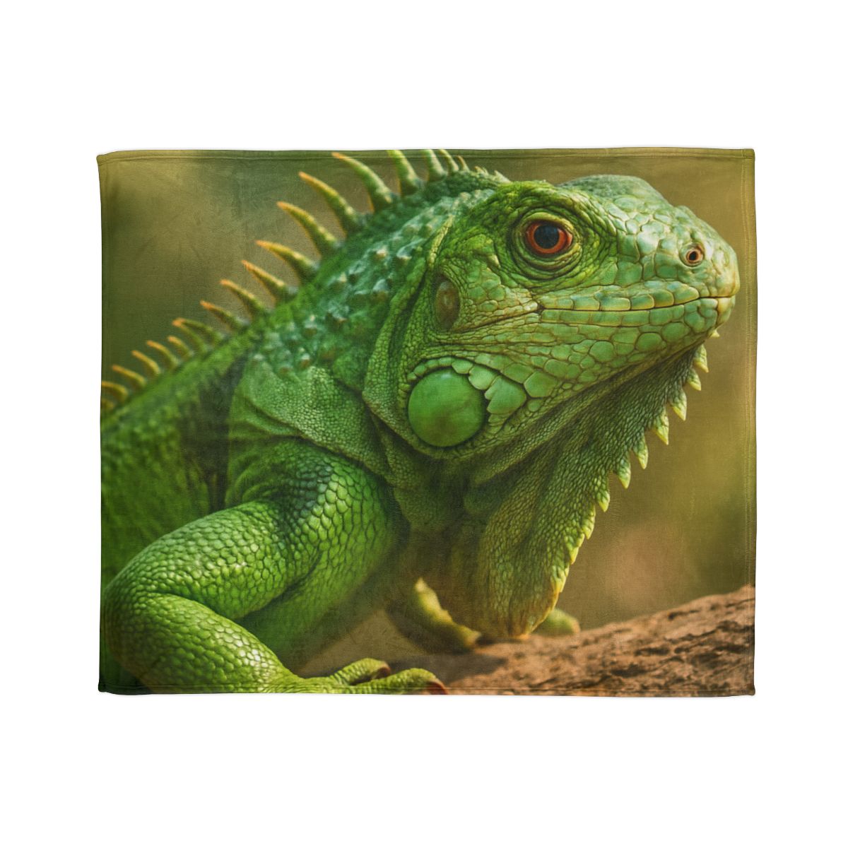 Green Iguana Sun Poise custom blankets