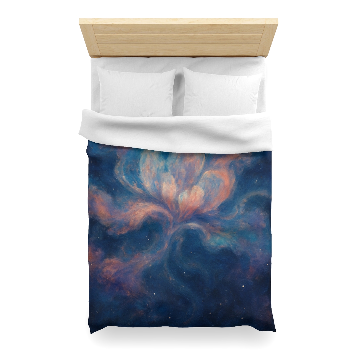 Velvet Plasma Bloom Tapestry custom duvets
