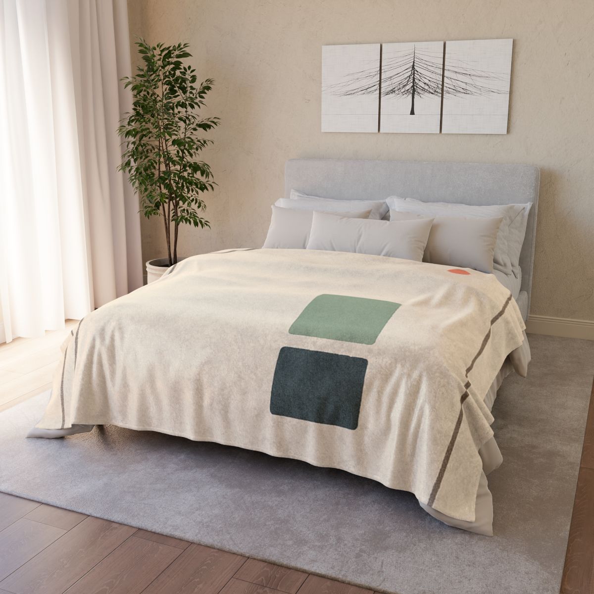 Open Frame With Sliding Arc stylish throw blankets