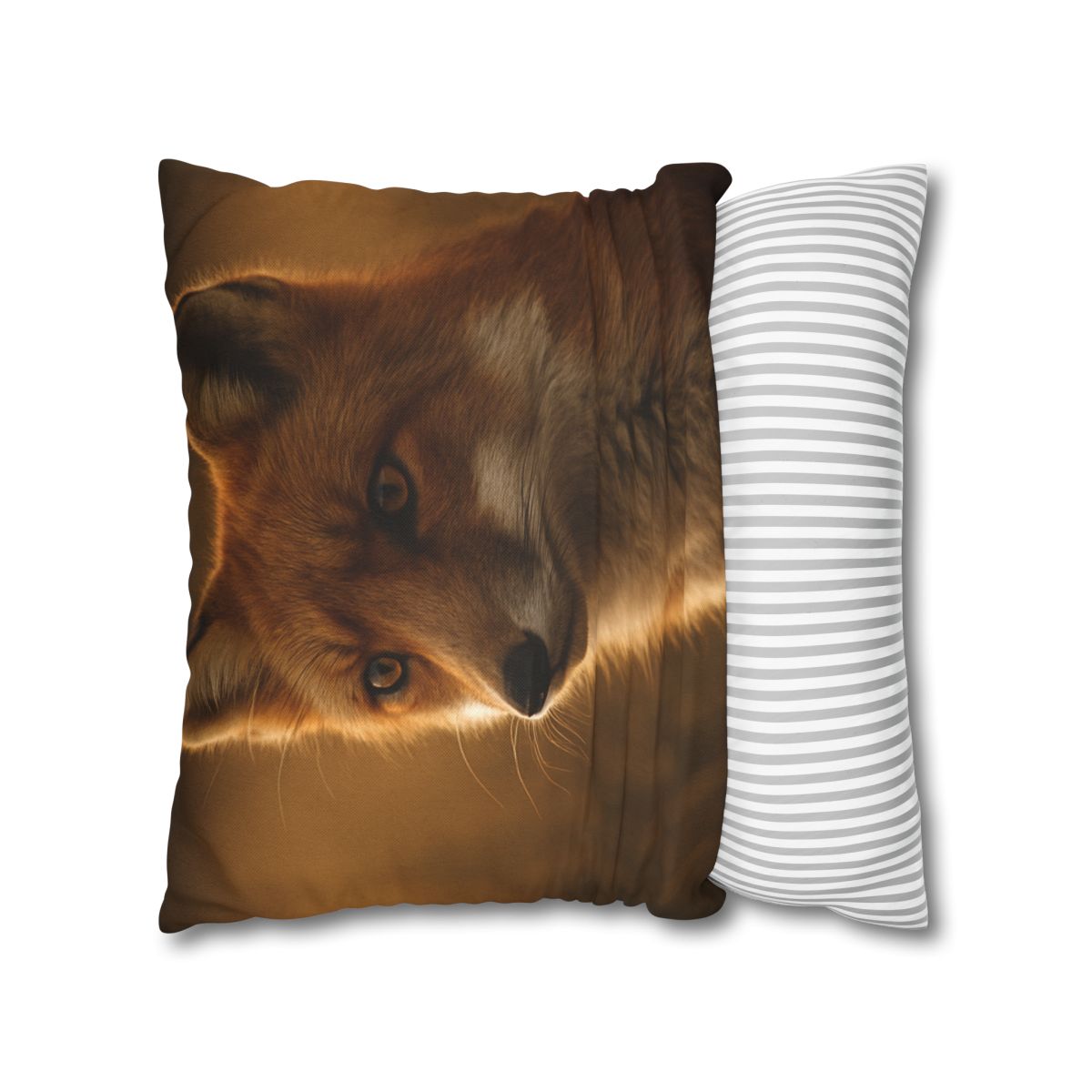 Crimson Whisper Red Fox comfortable bedding pillow covers