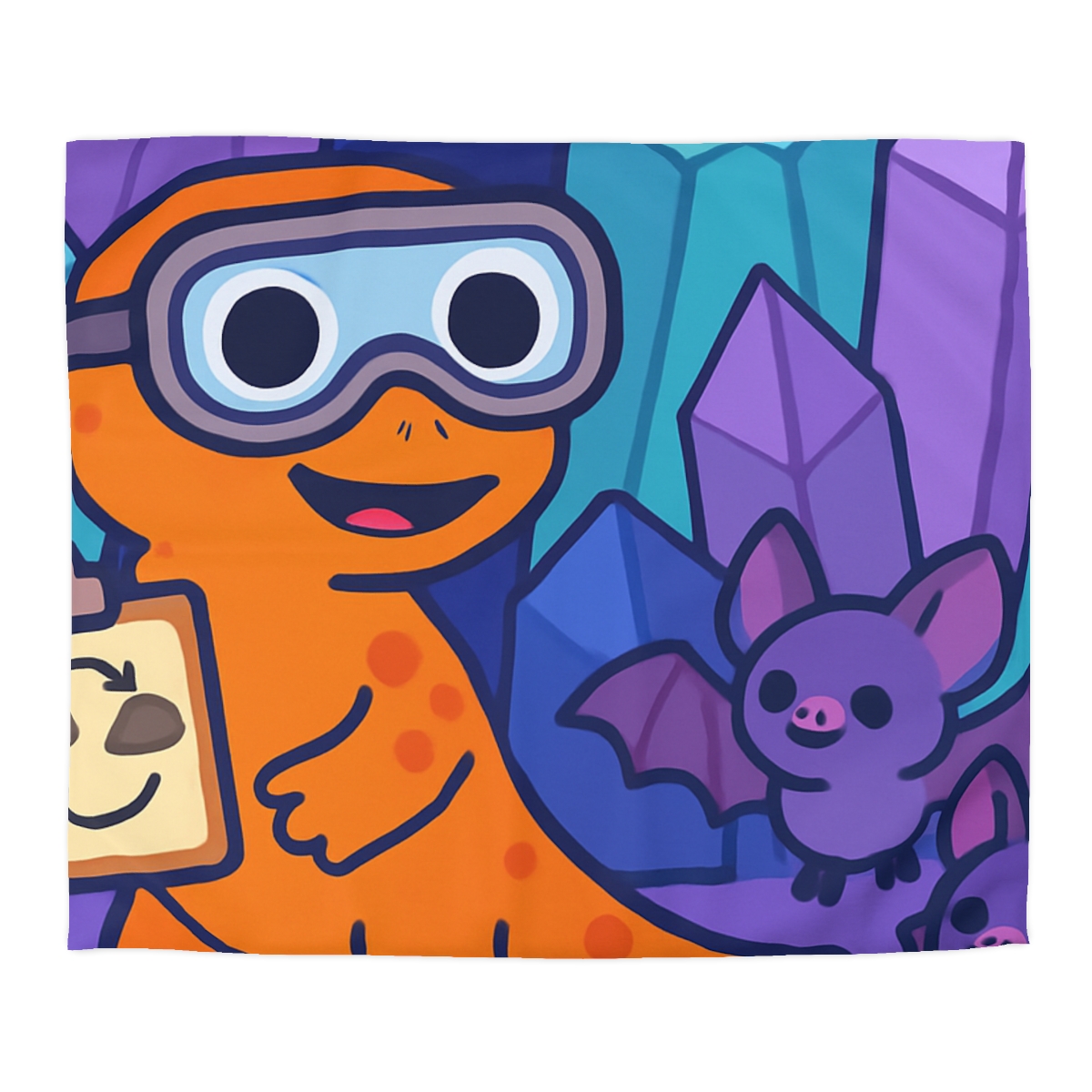 Crystal Cavern Salamander Science Team trendy bedroom duvets