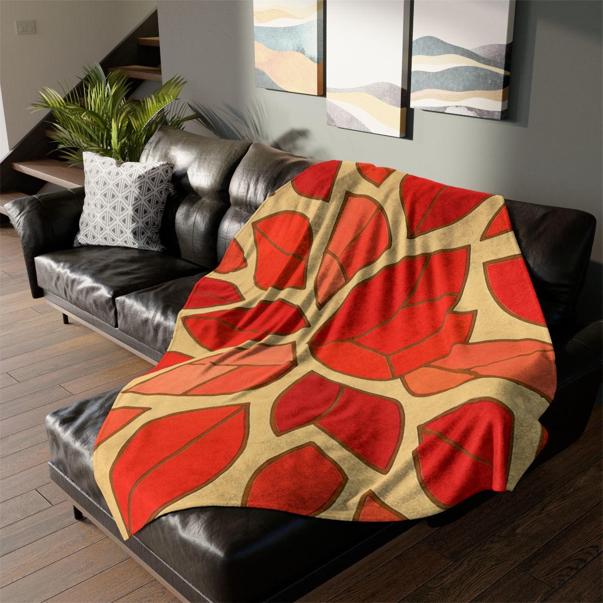Bloom Shard Mosaic designer printed blankets