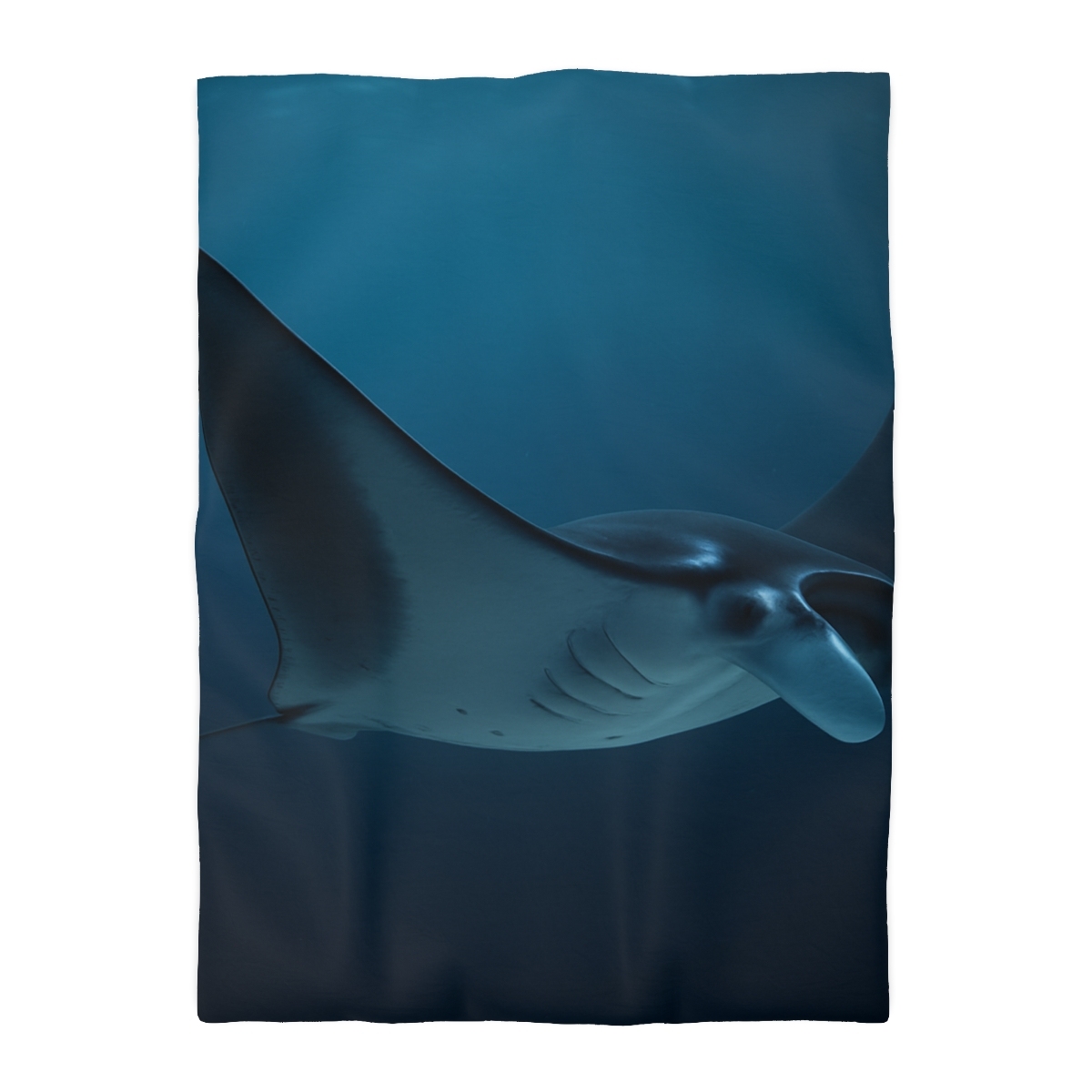 Celestial Glide Manta Ray designer printed duvets