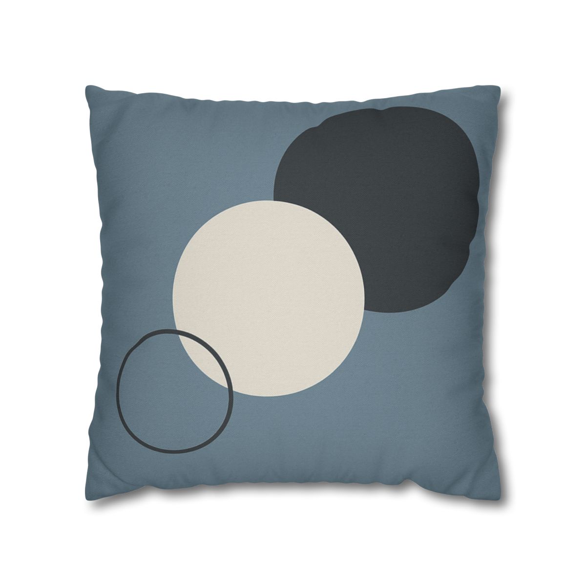 Staggered Circle Trio soft cotton pillow cases