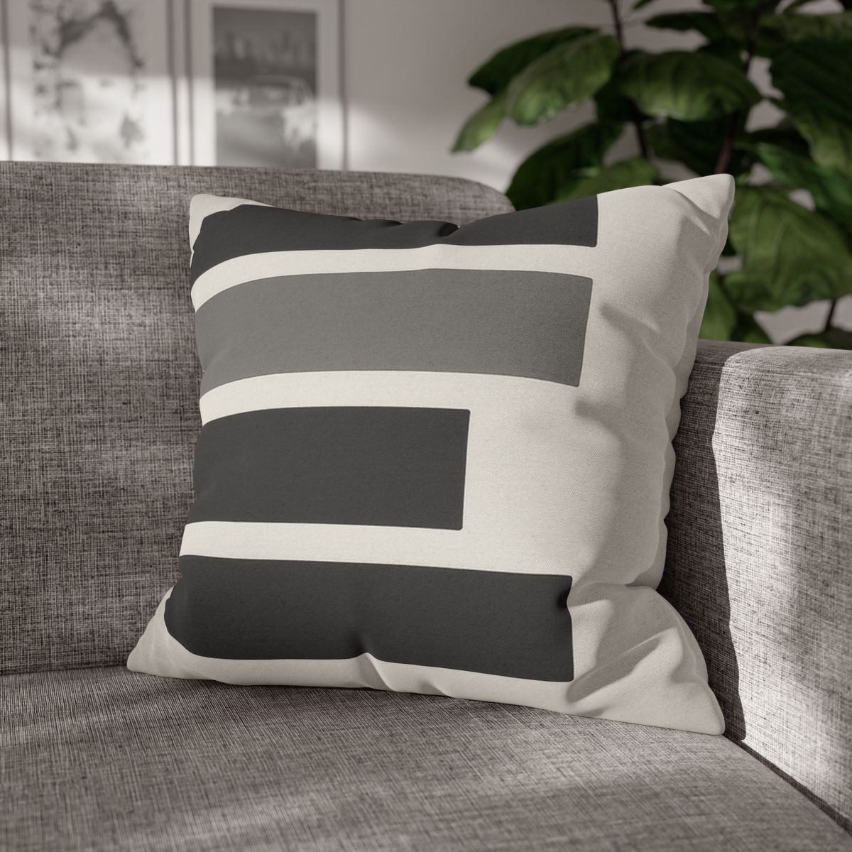 Stacked Bars With Open Gap custom pillow cases