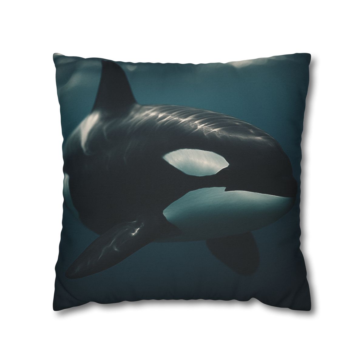 Tidal Shadow Orca soft cotton pillow cases