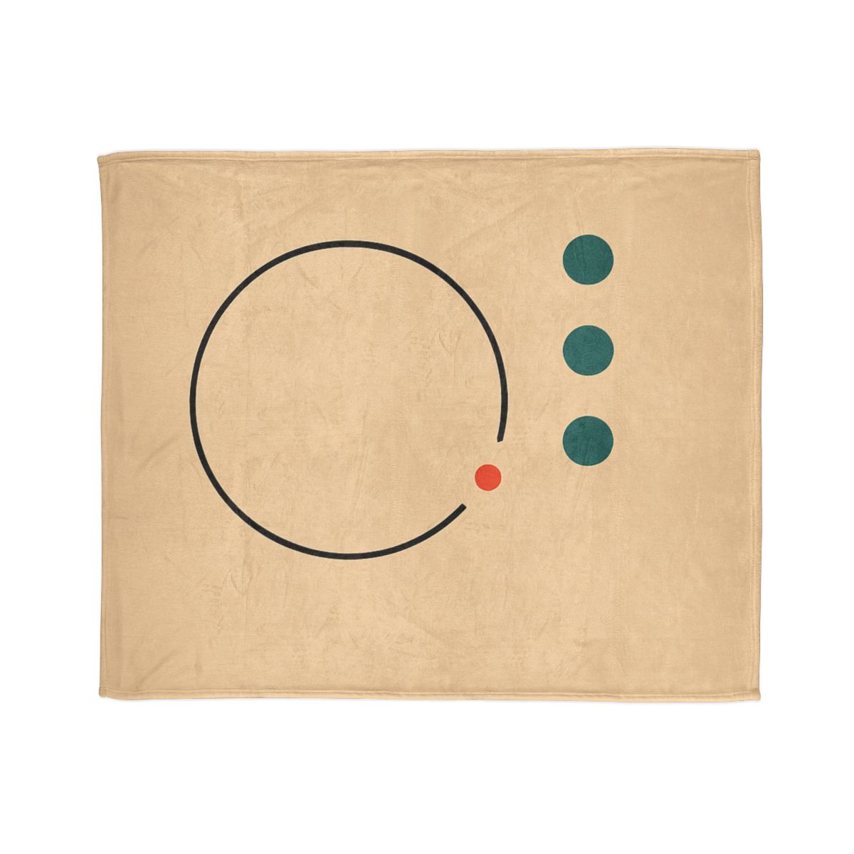 Broken Ring With Offset Triplet trendy patterned blankets