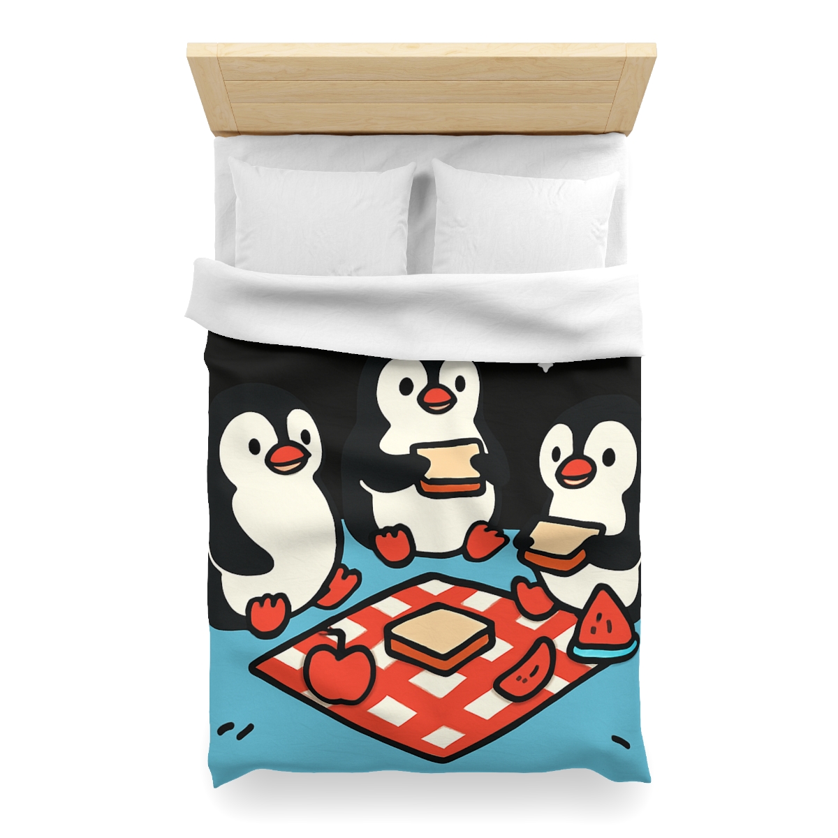 Planet Picnic Penguins soft comforter duvets