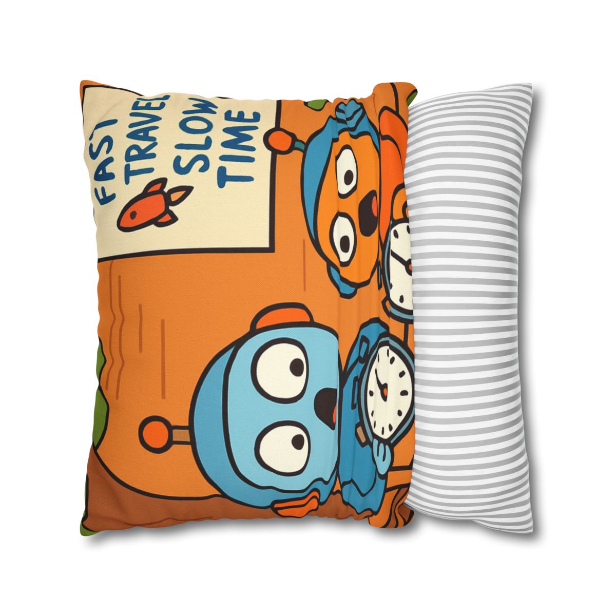 Time Dilation Treehouse Twins soft cotton pillow cases