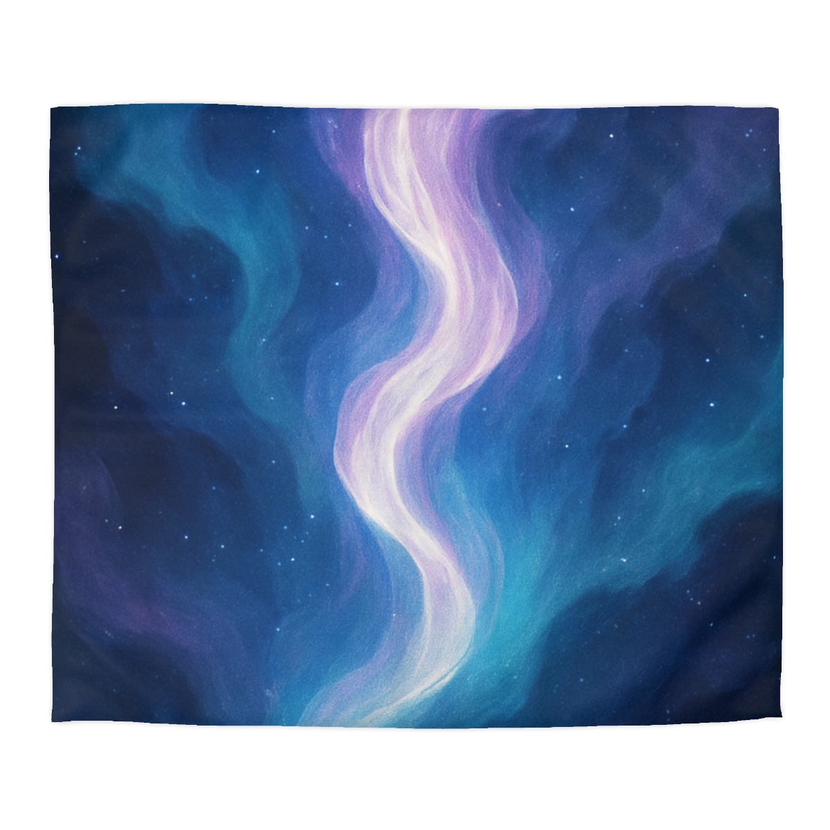 Electro Aurora Nebula Loom designer printed duvets