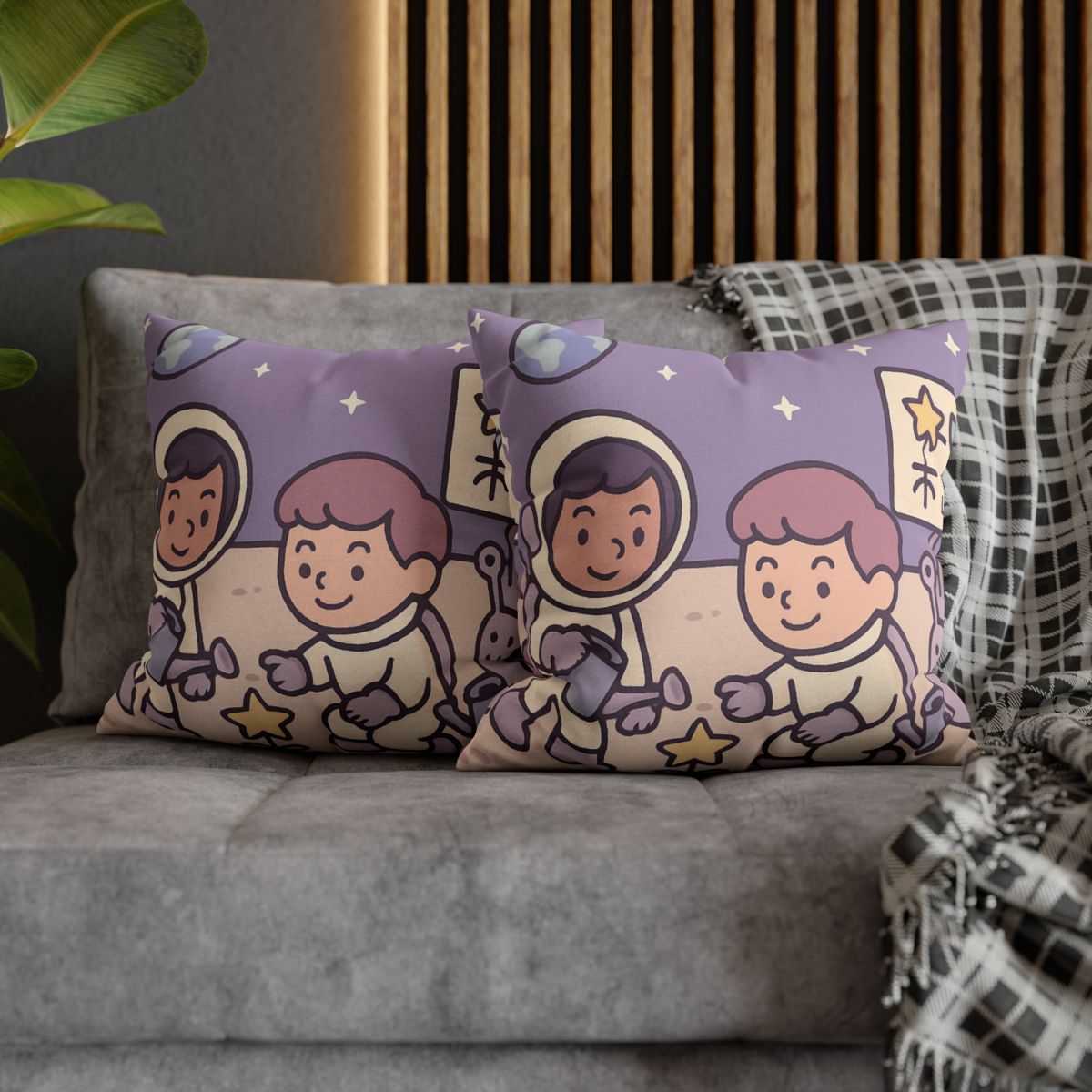 Moon Gardeners Planting Stardust Seeds soft cotton pillow cases