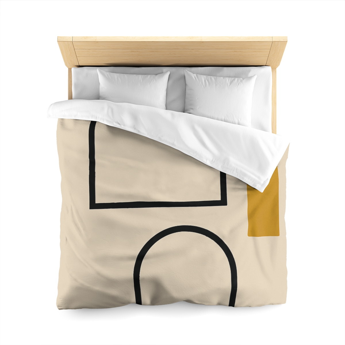 Arc Window Alignment designer printed duvets