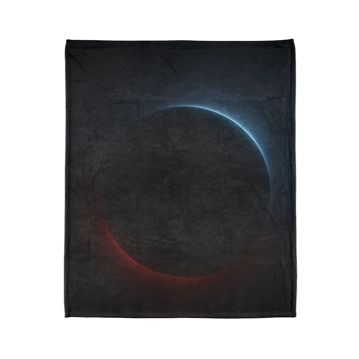 Event Horizon Silhouette soft fleece blankets