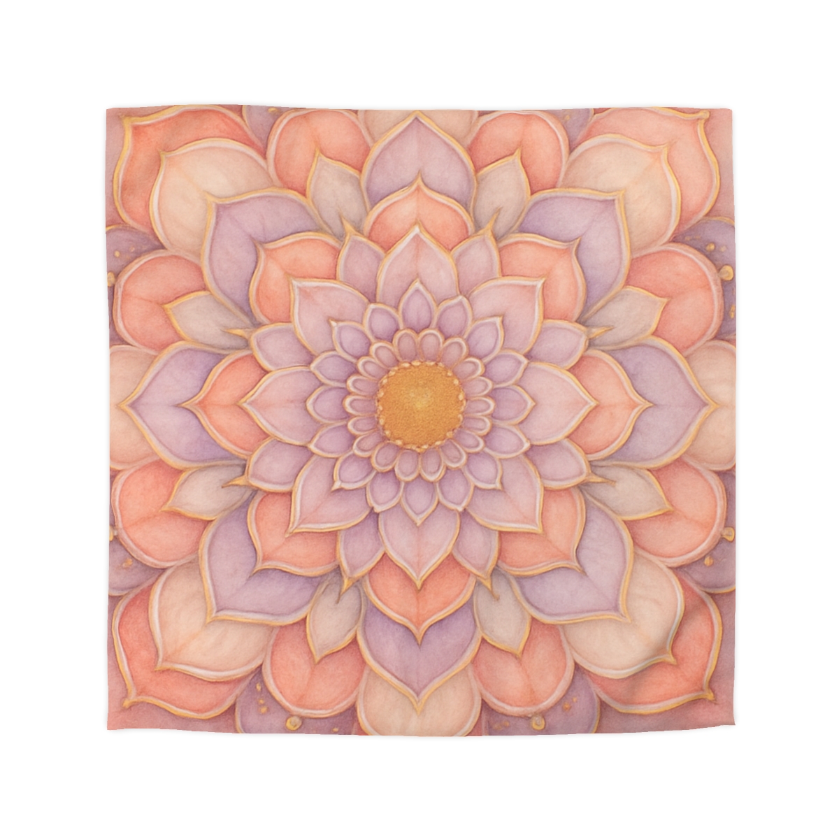 Petal Prism Mandala custom duvets