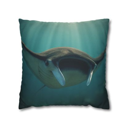 Starlit Drift Giant Manta Ray personalized pillow covers