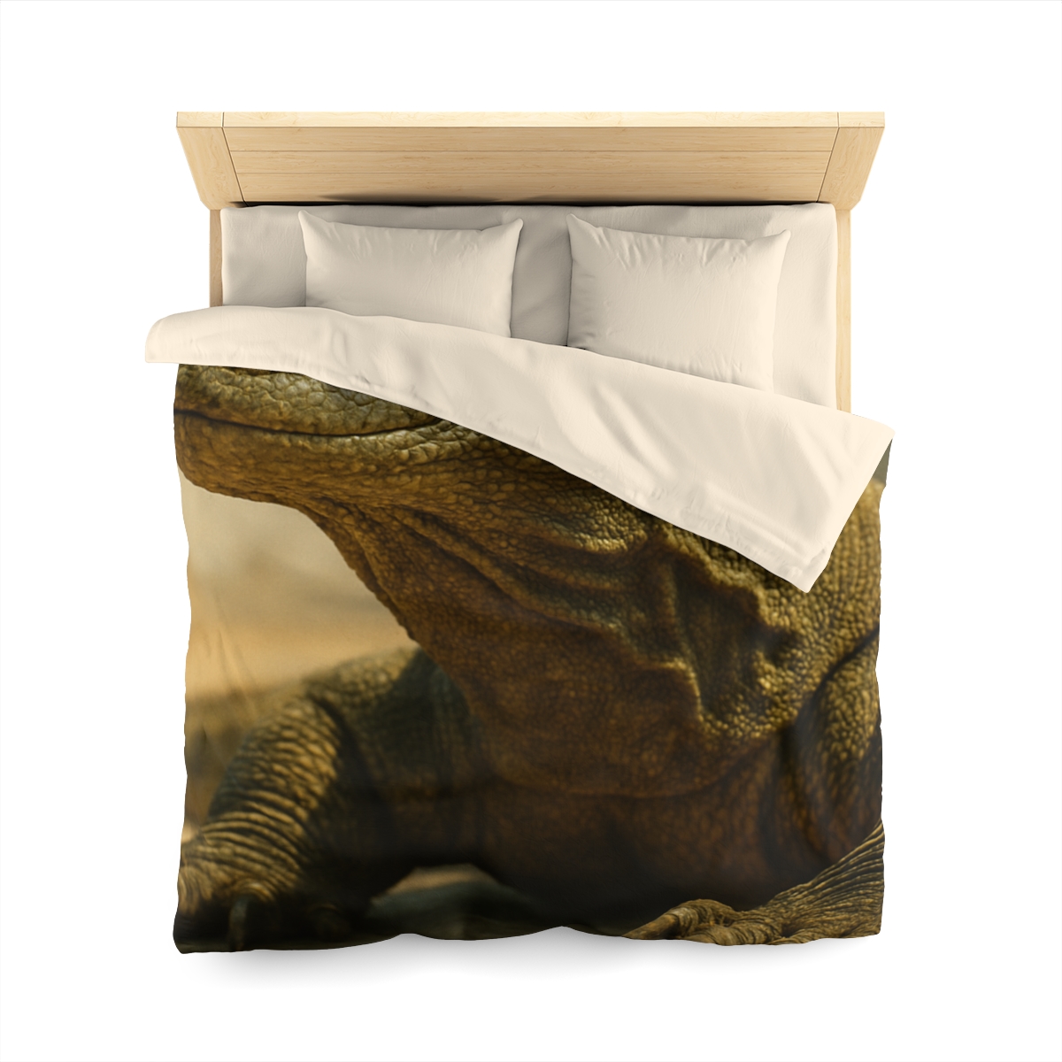 Ancient Sentinel Komodo Dragon personalized bedding duvets