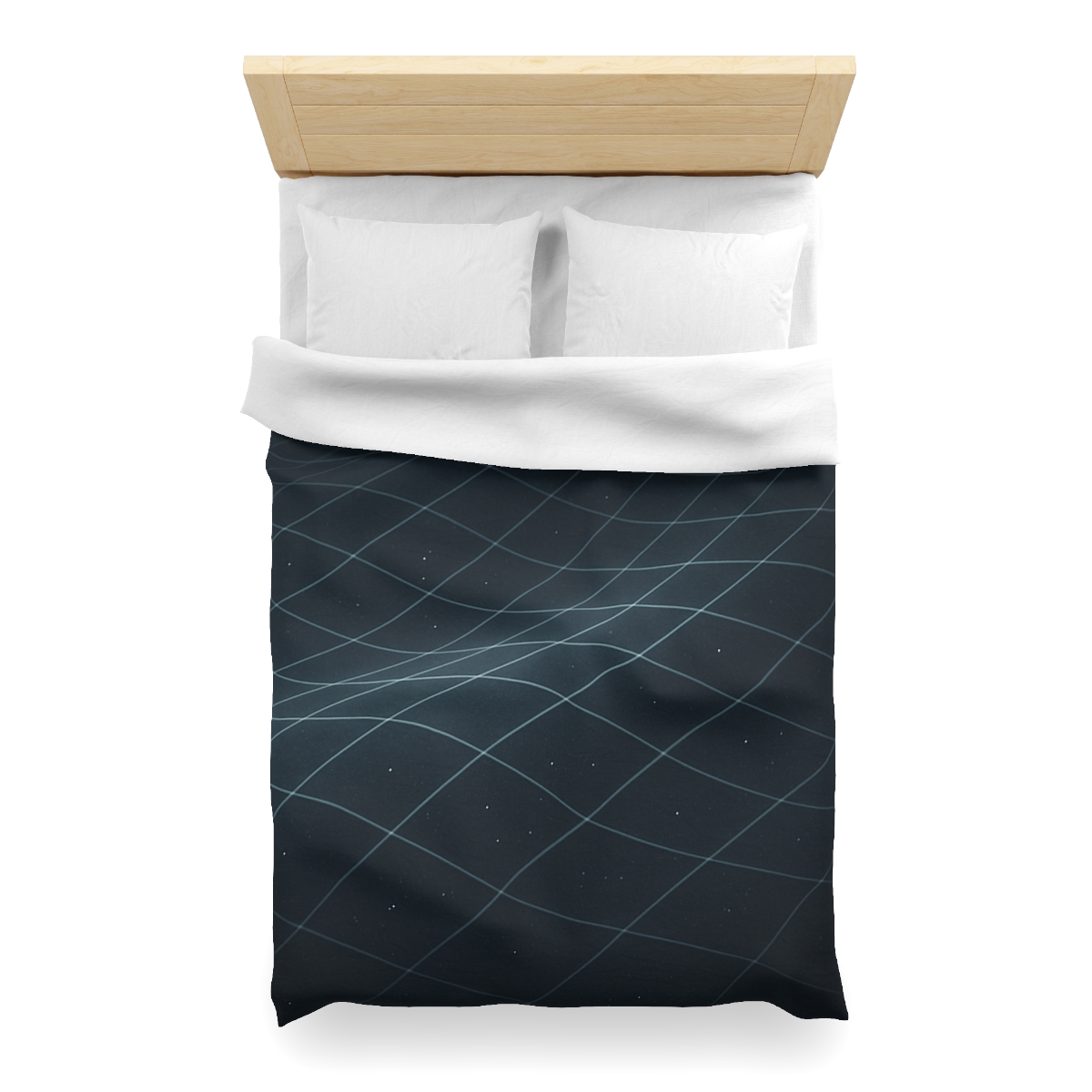 Gravity Tidal Lattice designer printed duvets