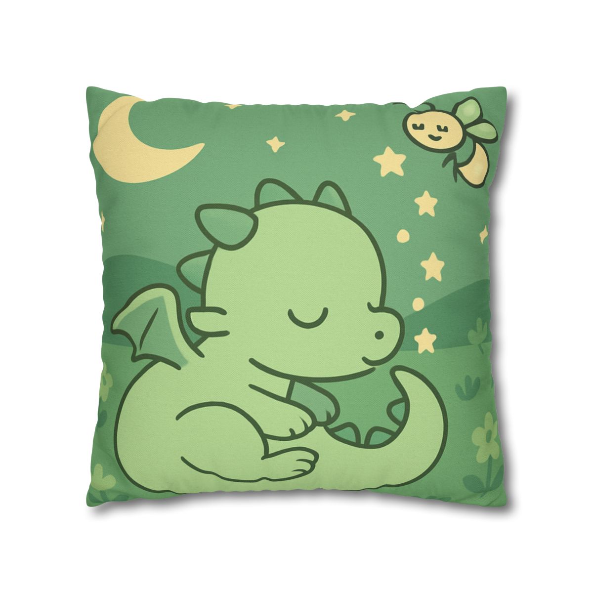Moonlight Meadow Dragon comfortable bedding pillow covers