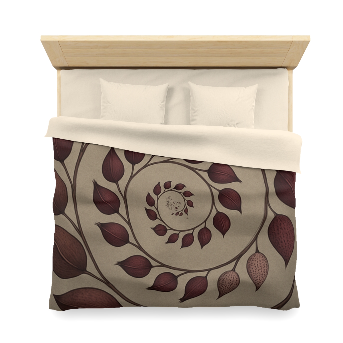 Spiral Seed Pod Array personalized bedding duvets