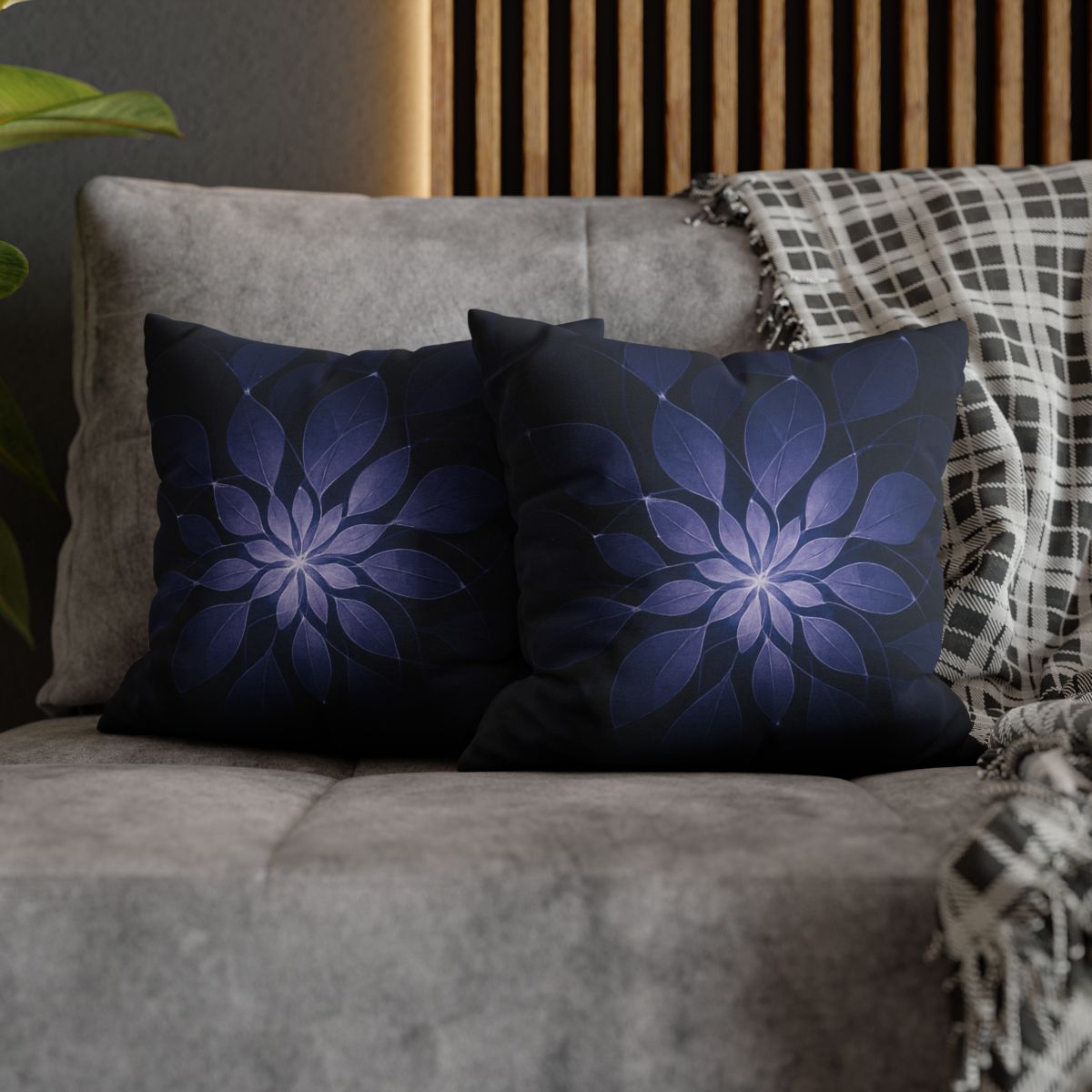 Starlit Petal Lattice soft cotton pillow cases