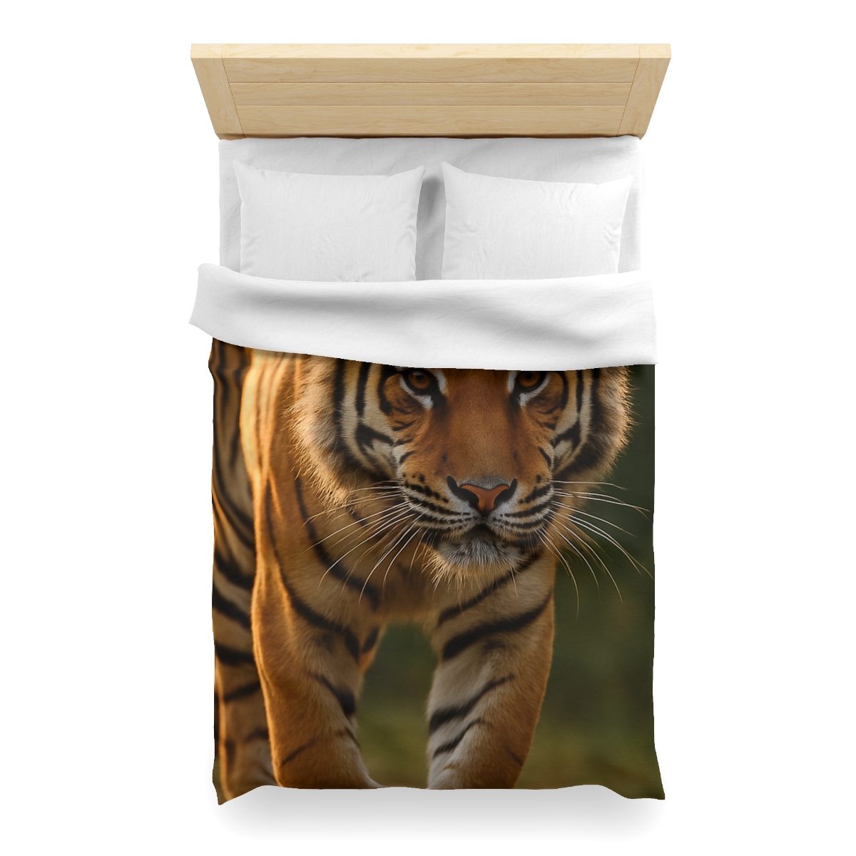 Forest Stalker Bengal Tiger designer printed duvets