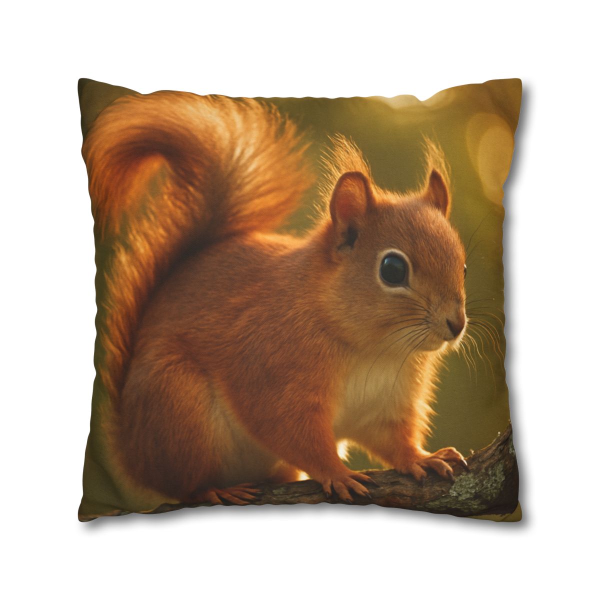 Sunrise Forager Red Squirrel comfortable bedding pillow covers