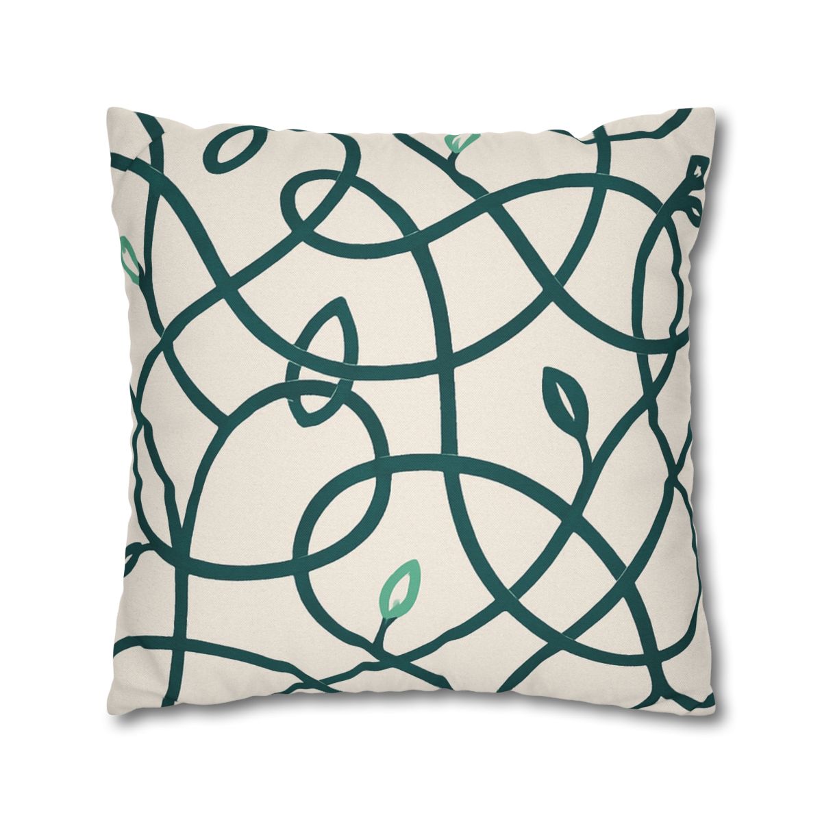 Vine Circuit Interlace personalized pillow covers