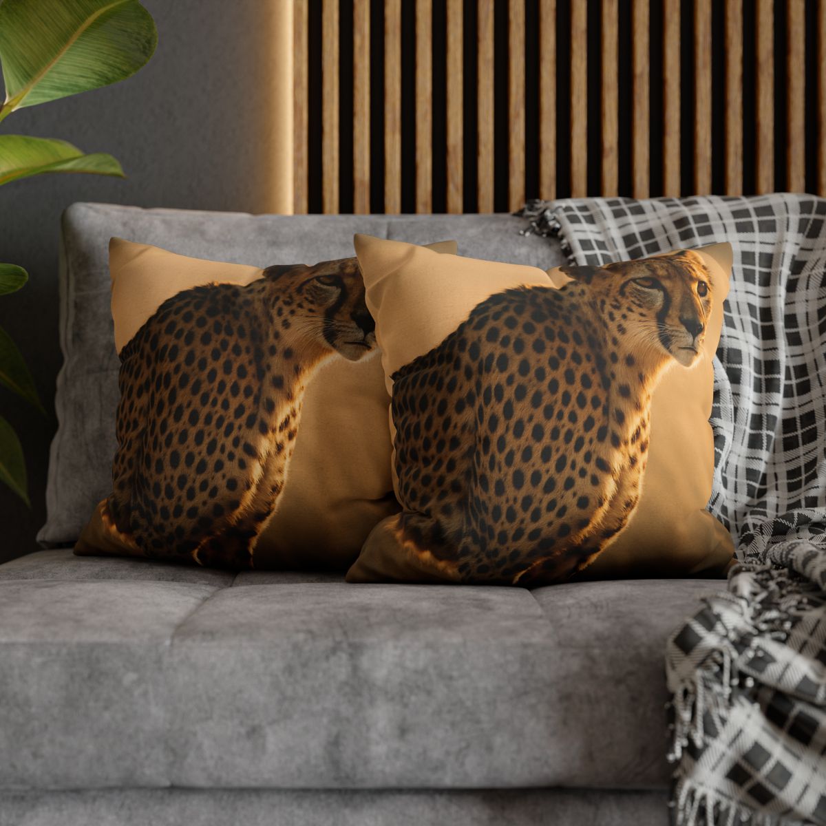 Horizon Runner Cheetah soft cotton pillow cases