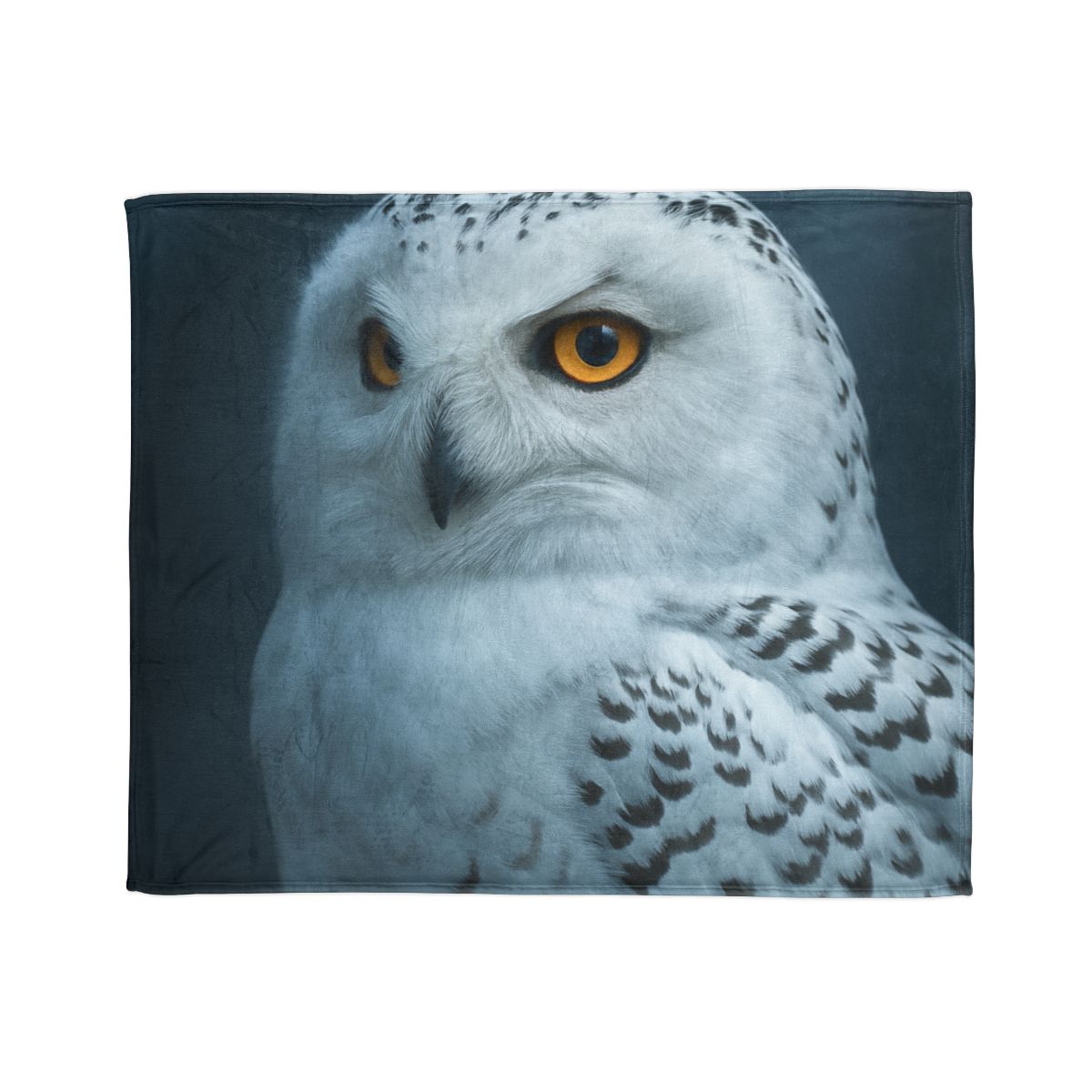 Midnight Watch Snowy Owl unique gift blanketscustom blankets
