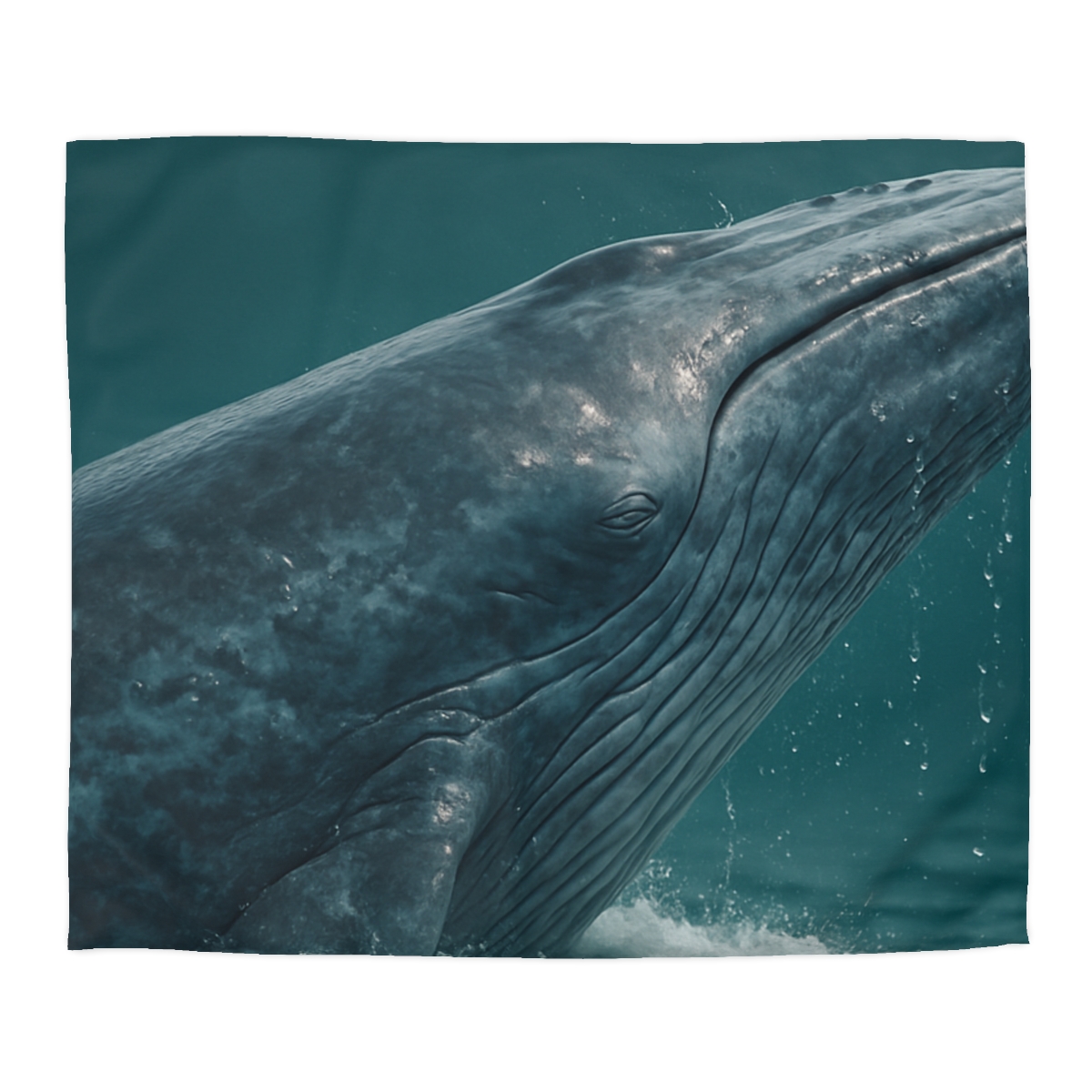 Ocean Song Blue Whale designer printed duvets