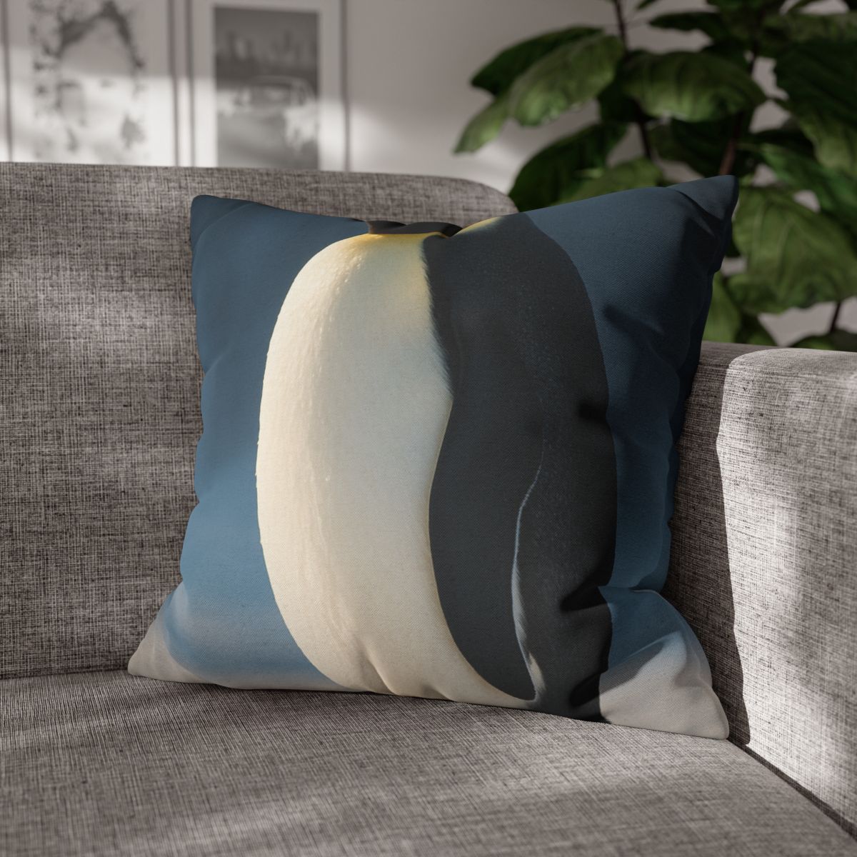 Aurora Drift Emperor Penguin trendy patterned pillow cases