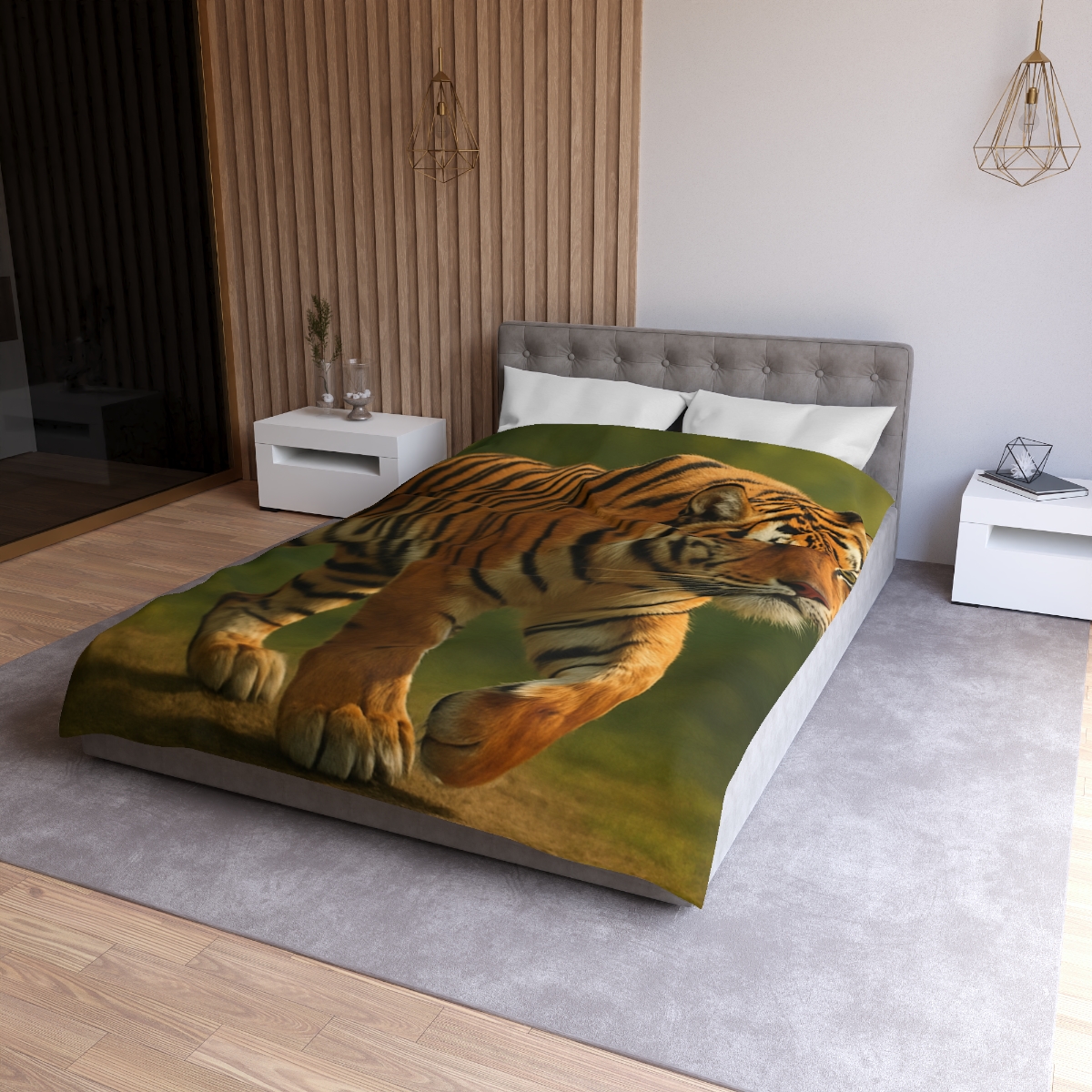 Forest Stalker Bengal Tiger warm winter duvets
