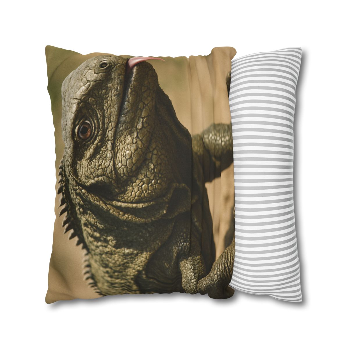 Ancient Sentinel Komodo Dragon trendy patterned pillow cases