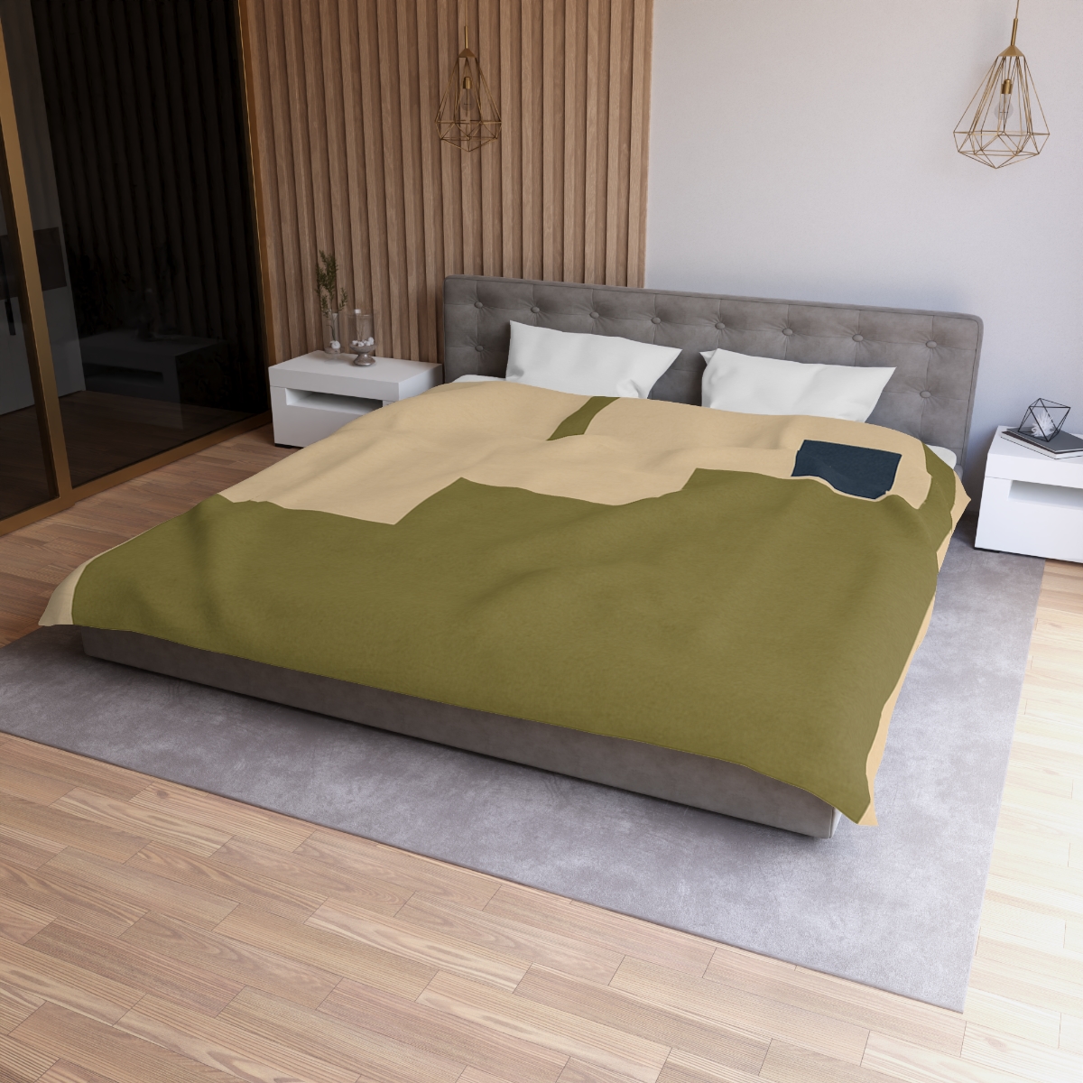 Stepped Arc Composition unique patterned duvets