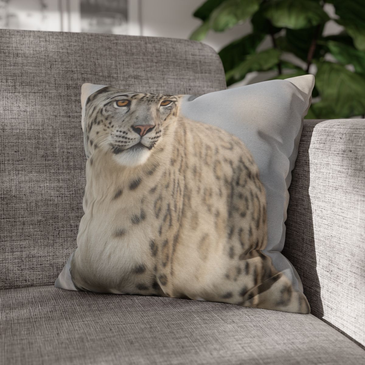 Summit Ghost Snow Leopard stylish decorative pillowcases