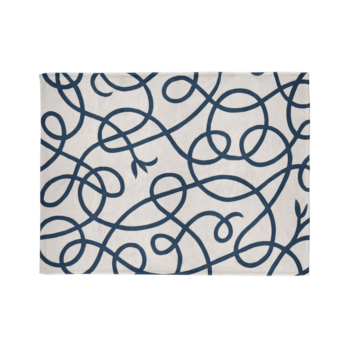 Tendril Loop Weave designer printed blankets