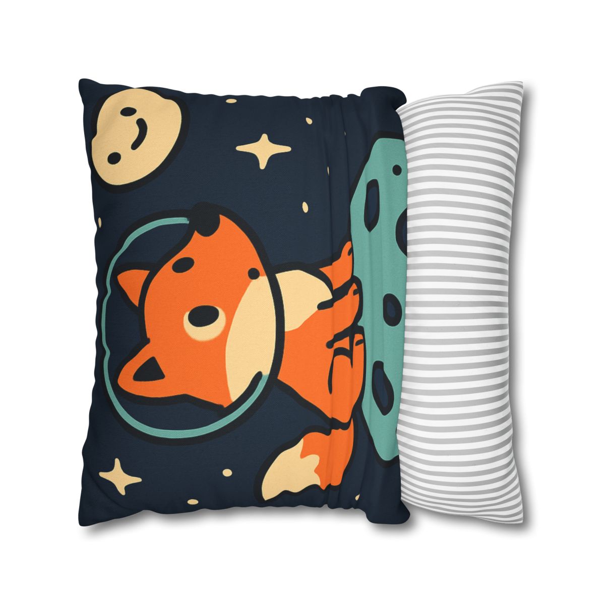 Starlight Explorer Fox unique gift pillow cases