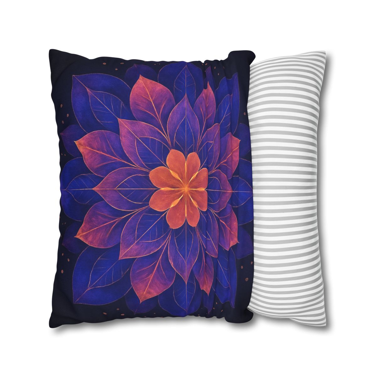 Petal Prism Mandala trendy patterned pillow cases