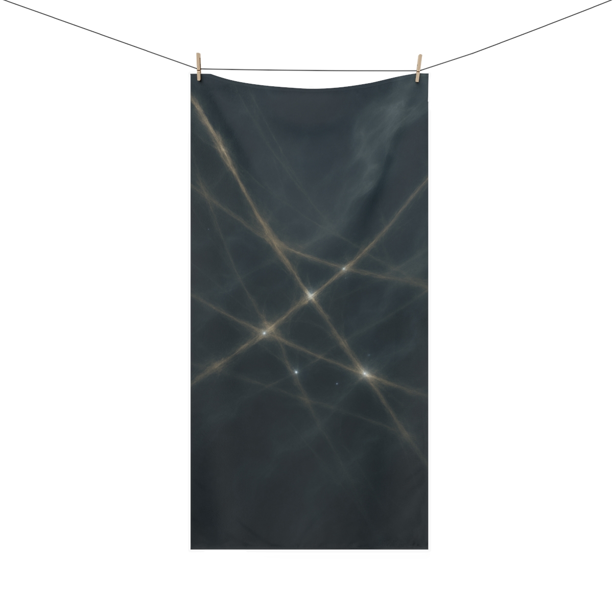 Cosmic Dust Lattice Drift stylish beach towels