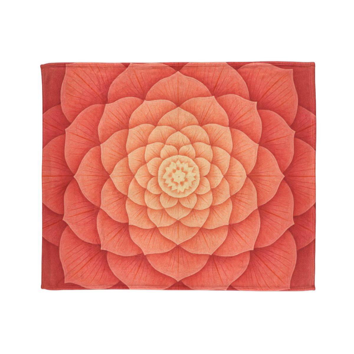Petal Spiral Mandala warm winter blankets