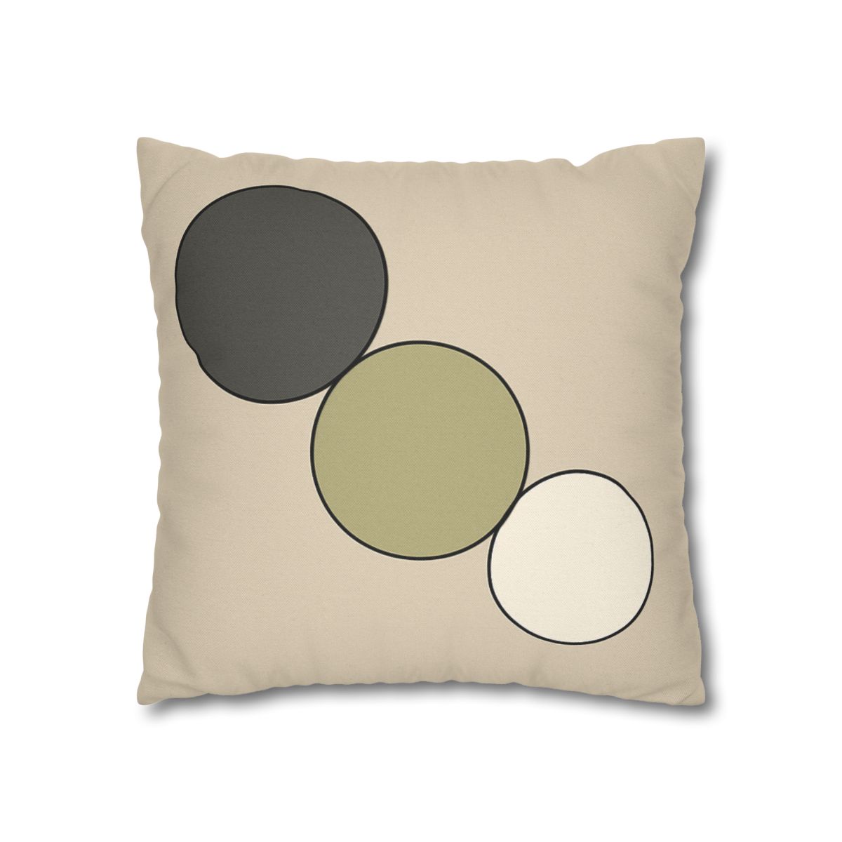 Staggered Trio Of Circles Harmony unique gift pillow cases