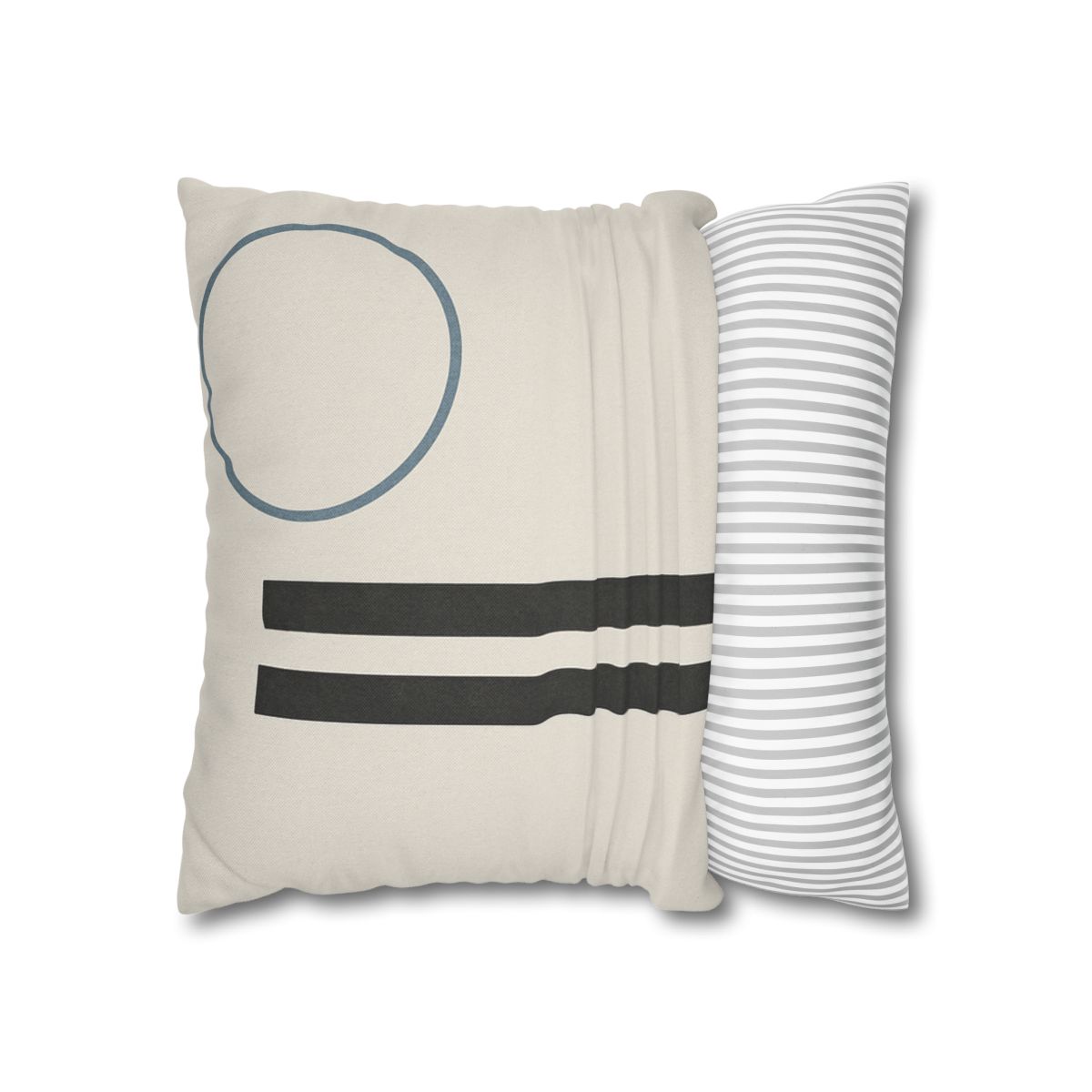 Split Column And Floating Ring designer print pillow cases
