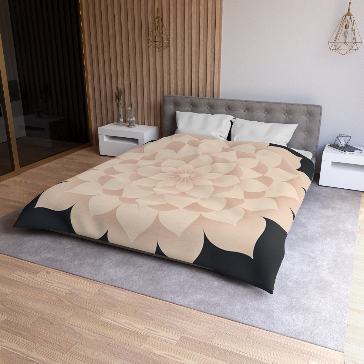 Petal Orbit Mandala personalized bedding duvets