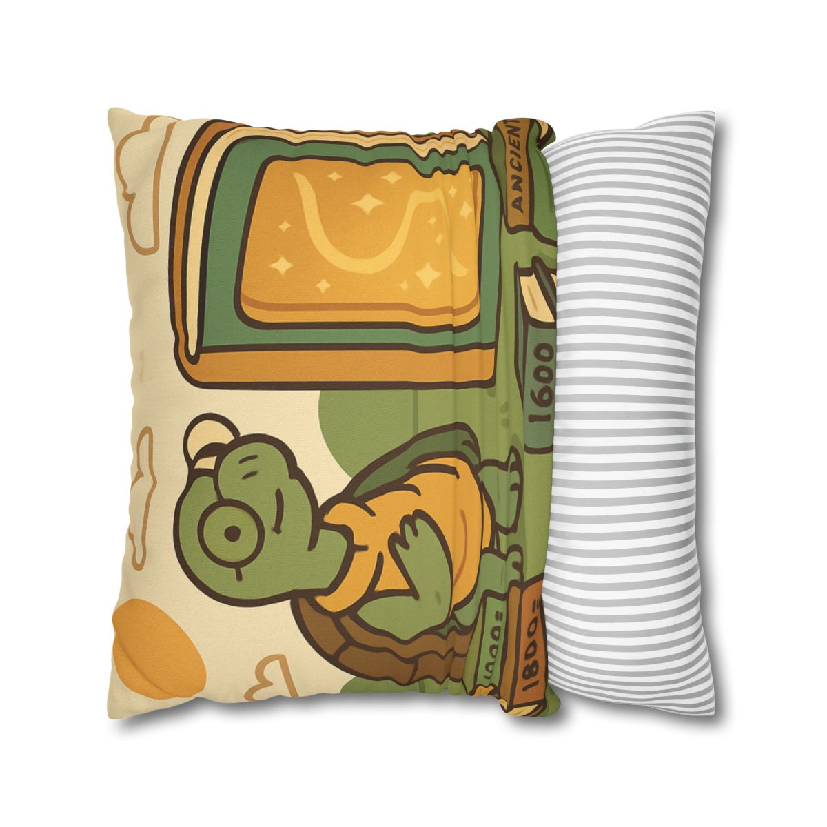 Time Traveling Tortoise Library stylish decorative pillowcases