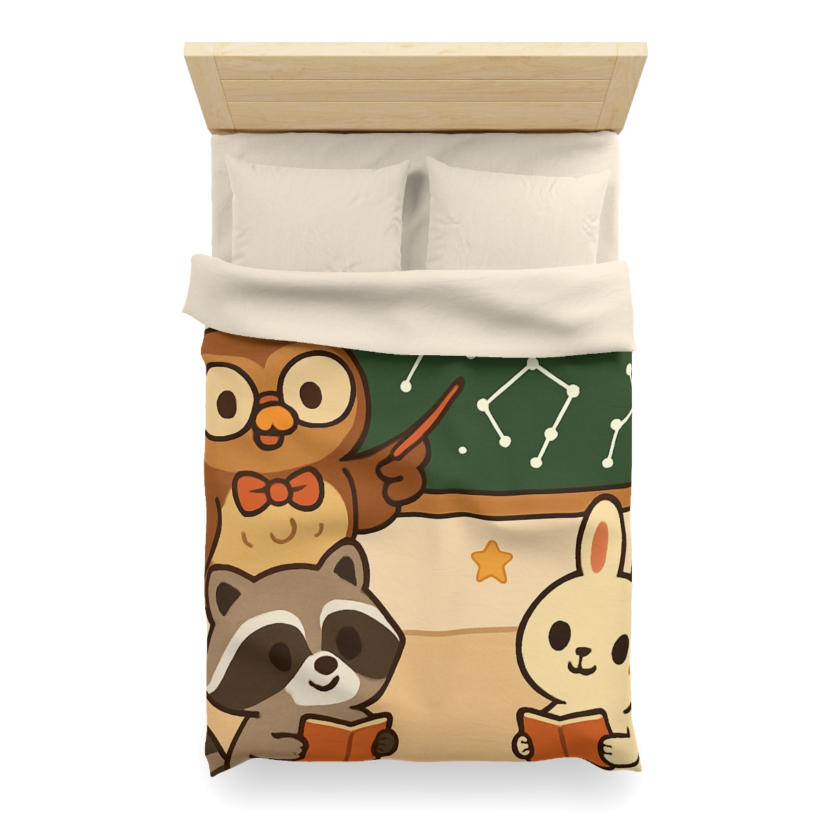 Comet Classroom Owl And The Star Map Chalkboard warm winter duvets