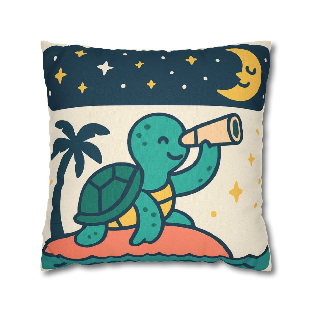 Stargazer Sea Turtle Adventure comfortable bedding pillow covers